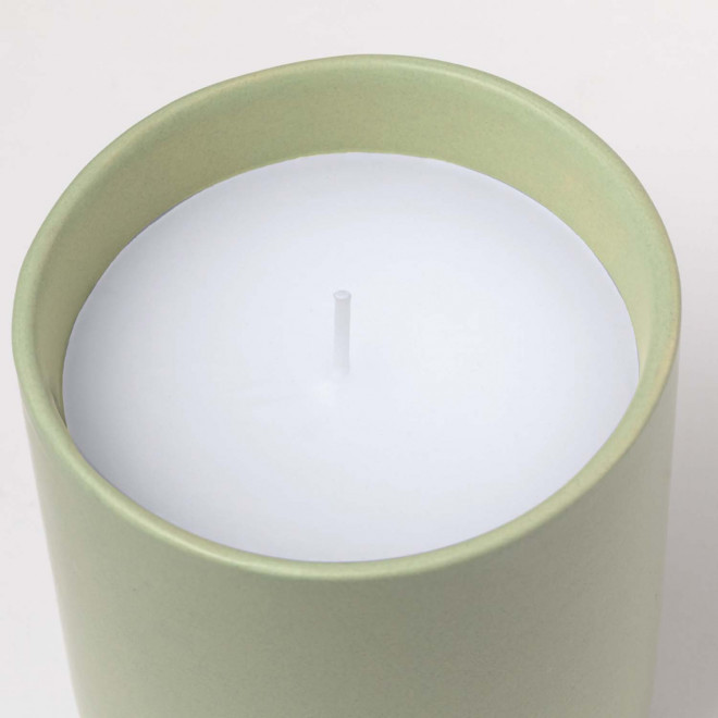 BOUGIE POT CERAMIQUE PERSONNALISABLE 'FLAVY'