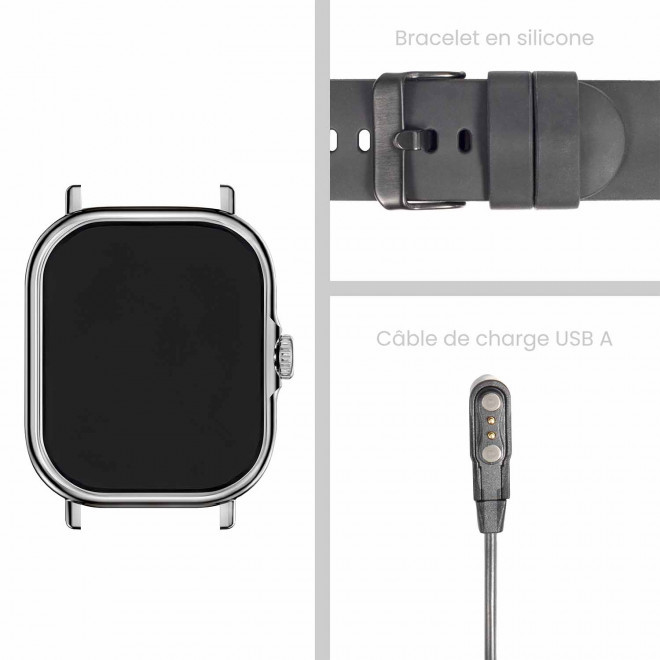 MONTRE CONNECTEE PERSONNALISABLE 'STURN'