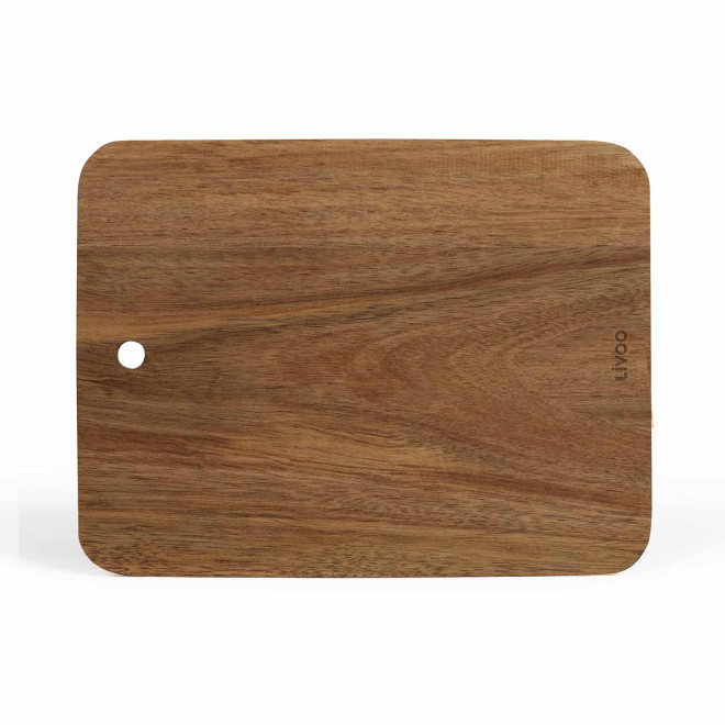 PLANCHE A DECOUPER PERSONNALISABLE EN ACACIA 'AKI'