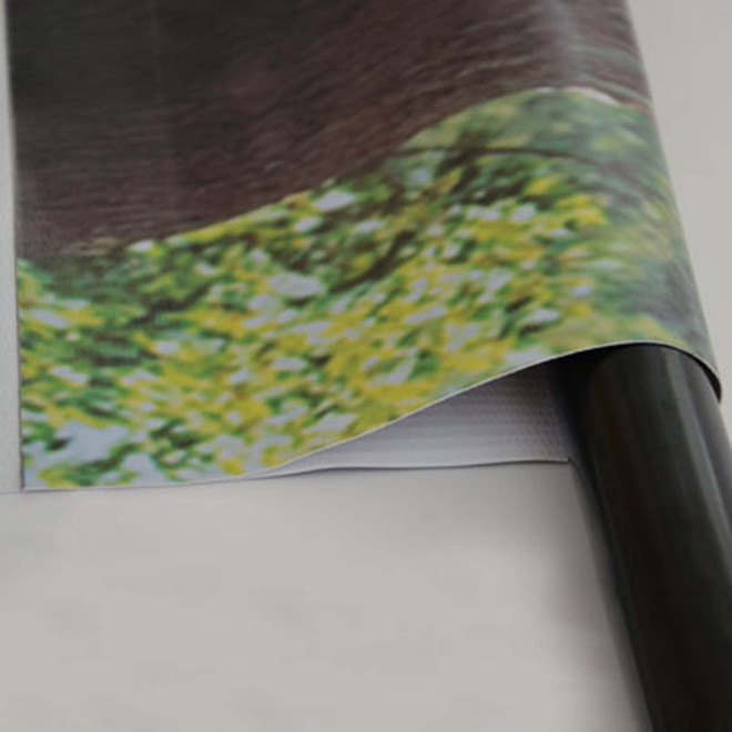 BÂCHE EN PVC PERSONNALISABLE 'REKLAM OCTOBRE ROSE '