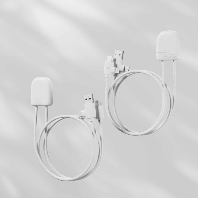 CABLE CONNECTE BLUETOOTH PERSONNALISABLE 'ICE TAG' EXP.72H