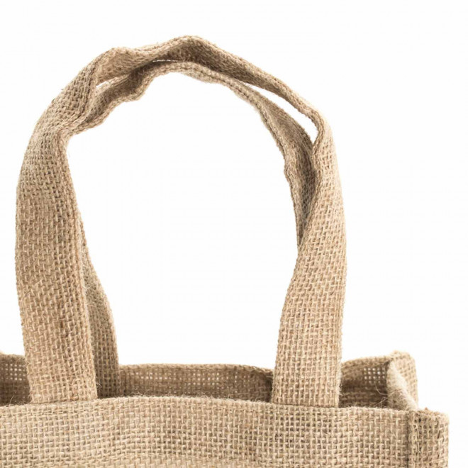 SAC BOUTEILLE EN JUTE PERSONNALISABLE 'NONYM DOUBLE'