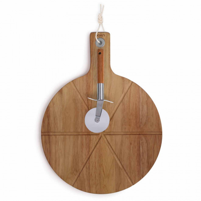 SET A PIZZA PERSONNALISABLE LIVOO® 'RODYO ACACIA'
