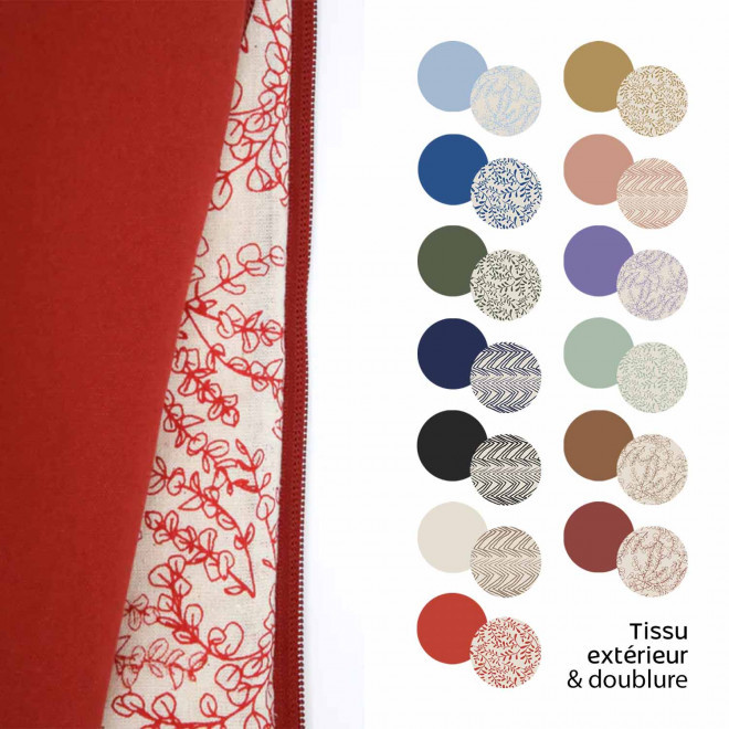 POCHETTE PERSONNALISABLE TAILLE M HINDBAG® 'COLETTE'