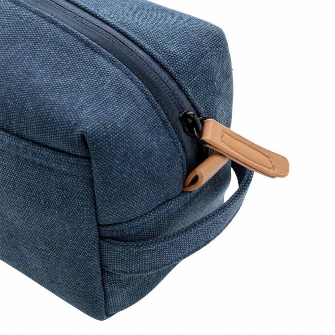 TROUSSE DE TOILETTE PERSONNALISABLE EN TOILE 'ESMEE'