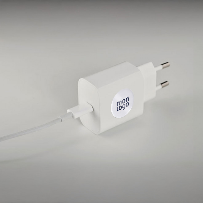 PRISE SECTEUR 20W PERSONNALISABLE 'PORTIA BASIC'