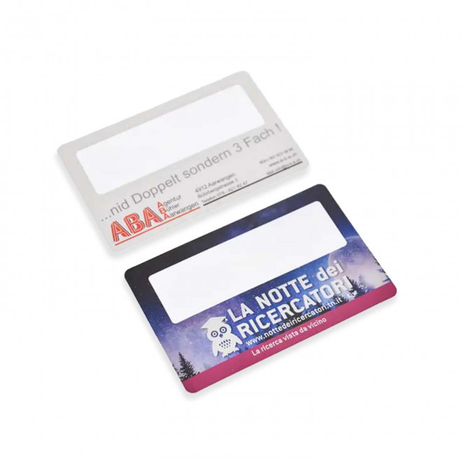LOUPE PERSONNALISE FORMAT CARTE 'AMELOUPE'