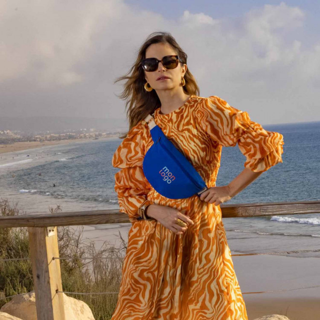 SAC BANANE PERSONNALISE EN COTON RECYCLE 'ROY'