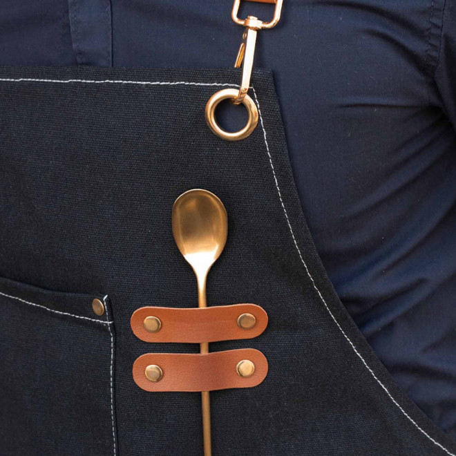 TABLIER BARISTA PERSONNALISE EN COTON 'BARICOOL'