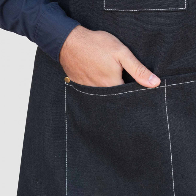 TABLIER BARISTA PERSONNALISE EN COTON 'BARICOOL'