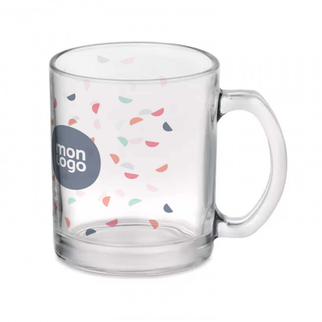 MUG EN VERRE PUBLICITAIRE 'SENSA FULL'
