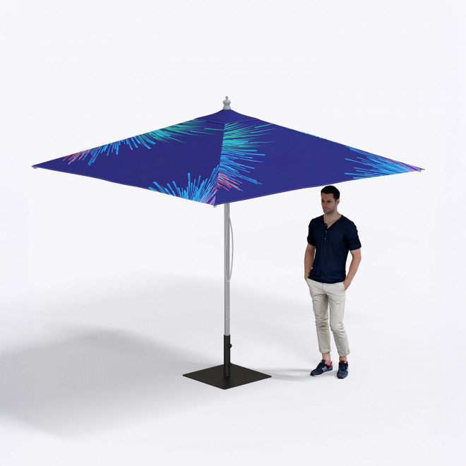 PARASOL ALUMINIUM CARRE 'SENTIDO QUADRI'