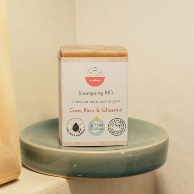 SHAMPOING SOLIDE BIO 100G PERSONNALISE 'MOUSSING'