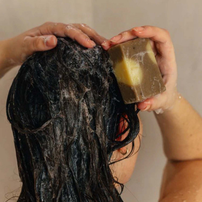 SHAMPOING SOLIDE BIO 100G PERSONNALISE 'MOUSSING'