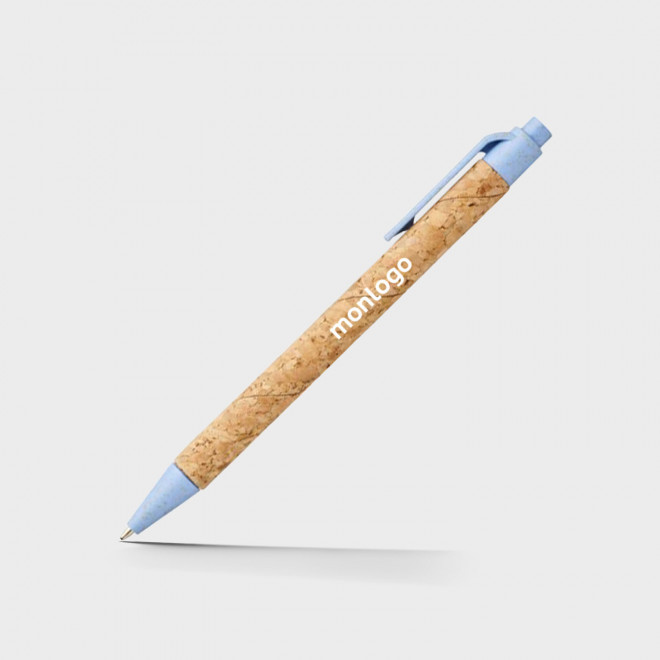 STYLO EN LIEGE PERSONNALISABLE MINE NOIRE 'NOSTRO'