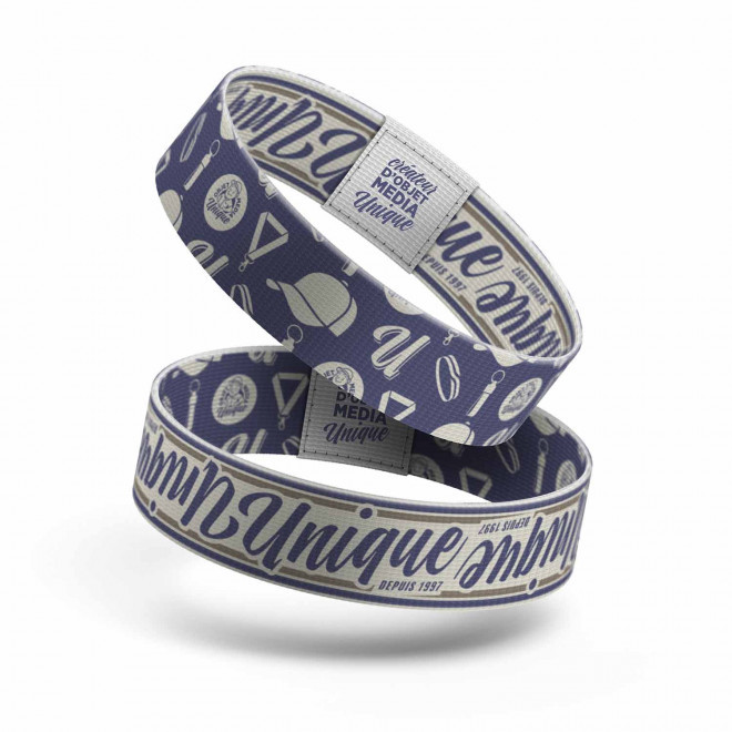 BRACELET ELASTIQUE PERSONNALISABLE SUR MESURE 'HYROKS'