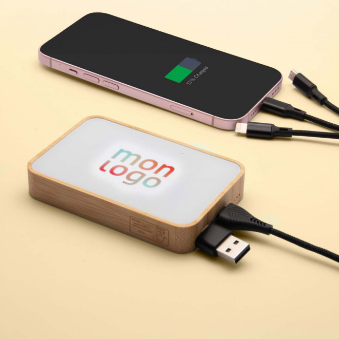 POWERBANK 5000 MAH PERSONNALISEE 'MAGSY BAMBOU'