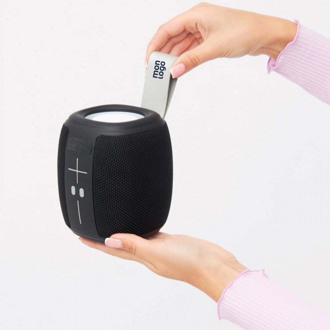 ENCEINTE LUMINEUSE 10W PERSONNALISABLE 'FONG'