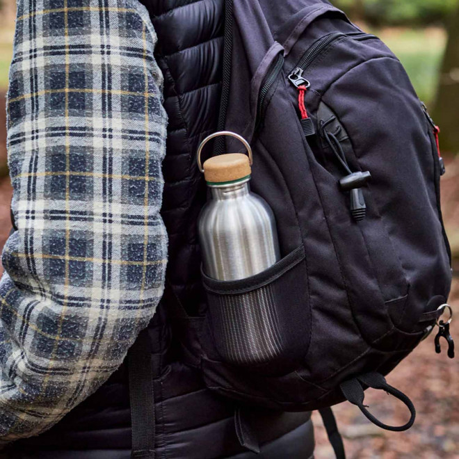 BOUTEILLE EN INOX 600 ML PERSONNALISABLE 'PLUME'