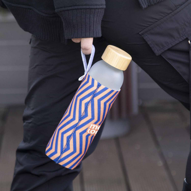 BOUTEILLE 500 ML HOUSSE RPET PERSONNALISABLE 'BOCA SUBLI'