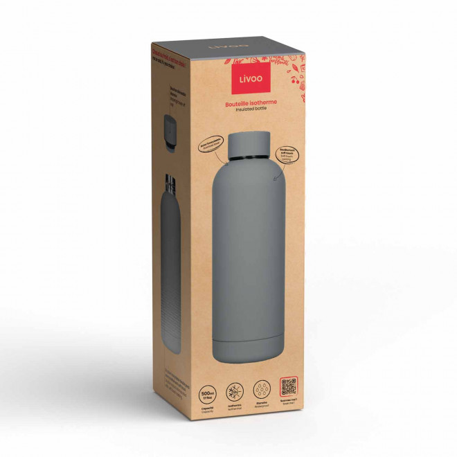 BOUTEILLE ISOTHERME PERSONNALISABLE 500 ML 'SPAZIO PASTEL'