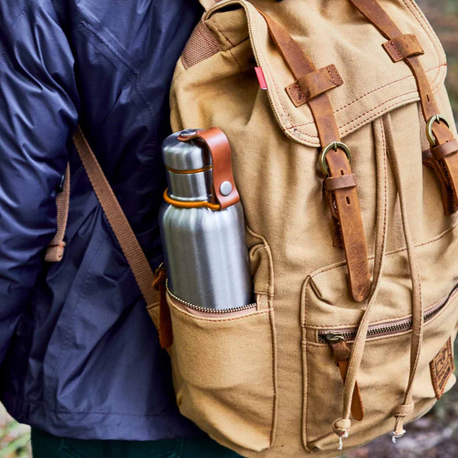 BOUTEILLE ISOTHERME PUBLICITAIRE 500 ML 'PLUMA'