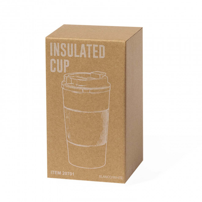 MUG ISOTHERME PERSONNALISABLE AVEC GRIP 400ML 'TOODI GRIP'