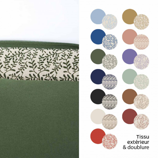 TROUSSE VANITY STUDIO BY HINDBAG PERSONNALISABLE 'LINA'