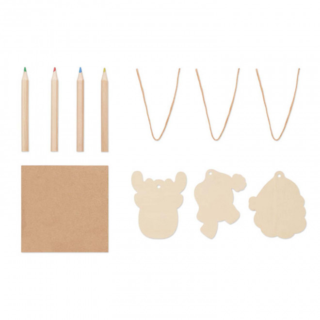 SET ORNEMENT A COLORIER PERSONNALISABLE 'ELLY'