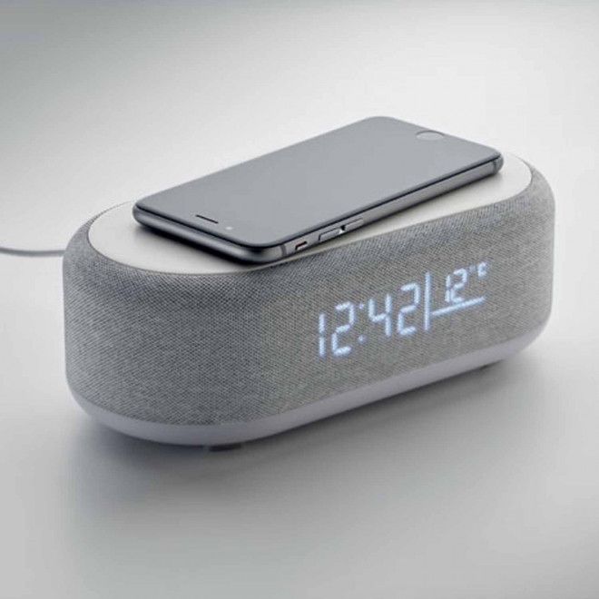 REVEIL ET CHARGEUR PERSONNALISABLE 15W EN ABS 'TIVEIL'