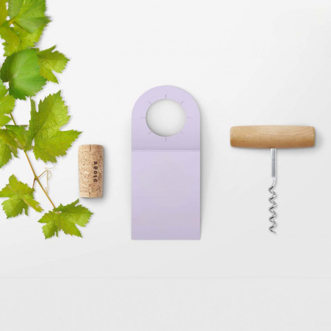 COLLERETTE POUR BOUTEILLE 5X12.5 PERSONNALISABLE 'DINYS'