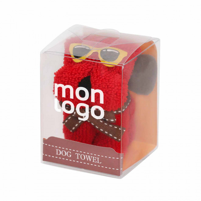 SERVIETTE MICROFIBRE ENFANT PERSONNALISABLE 'WOUFFY'