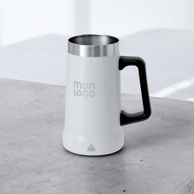 CHOPE EN ACIER DOUBLE PAROI PERSONNALISEE 700ML 'NOXGLI'