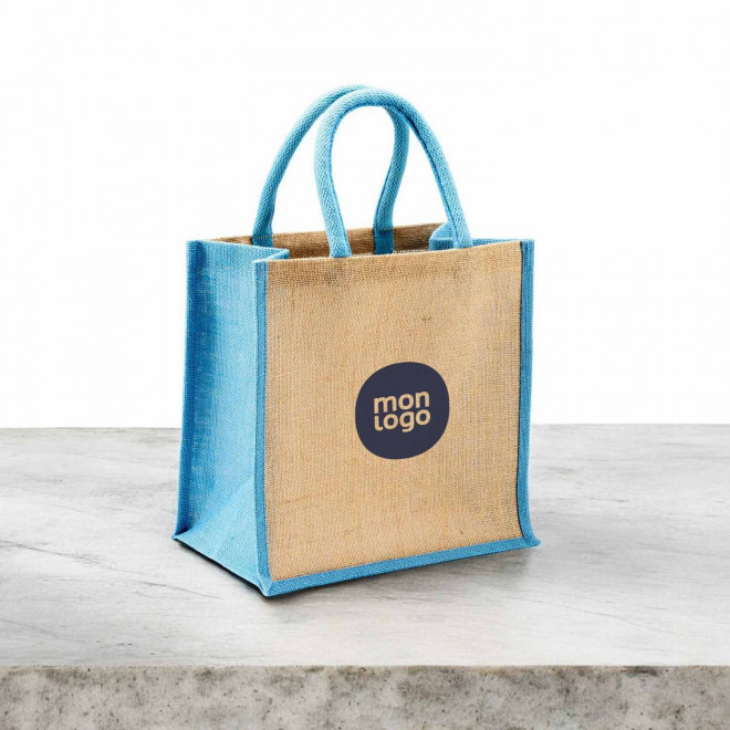 MINI SAC EN JUTE PERSONNALISE 'KYS'