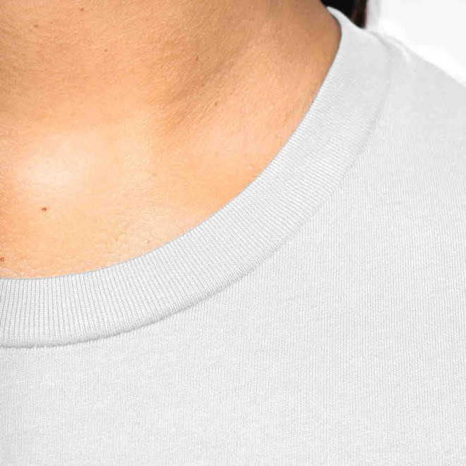 TEE SHIRT MIXTE PERSONNALISABLE 180G 'LIGNAGE BLANC'