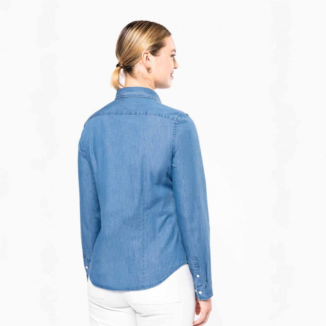 CHEMISE FEMME PERSONNALISEE 'URBAN DENIM'