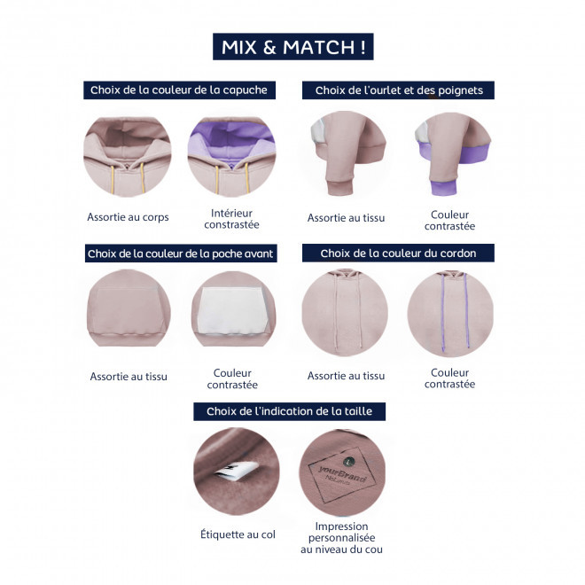 SWEAT SHIRT MIXTE PERSONNALISE 'DEBOSS EDITION'