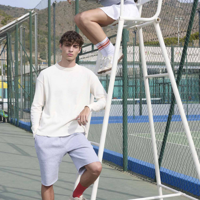 TEE SHIRT GAUFRE MIXTE PERSONNALISABLE 'THERMAL T'