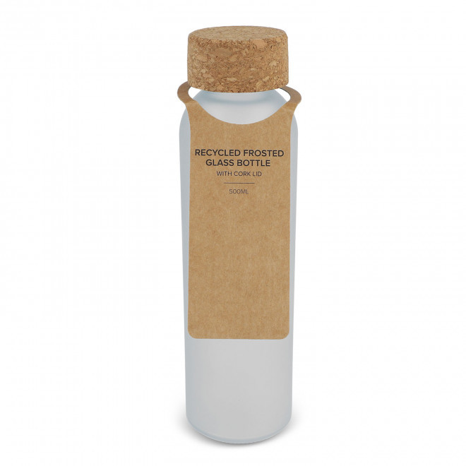 BOUTEILLE VERRE RECYCLE PERSONNALISABLE 'LODO LIEGE COLOR'