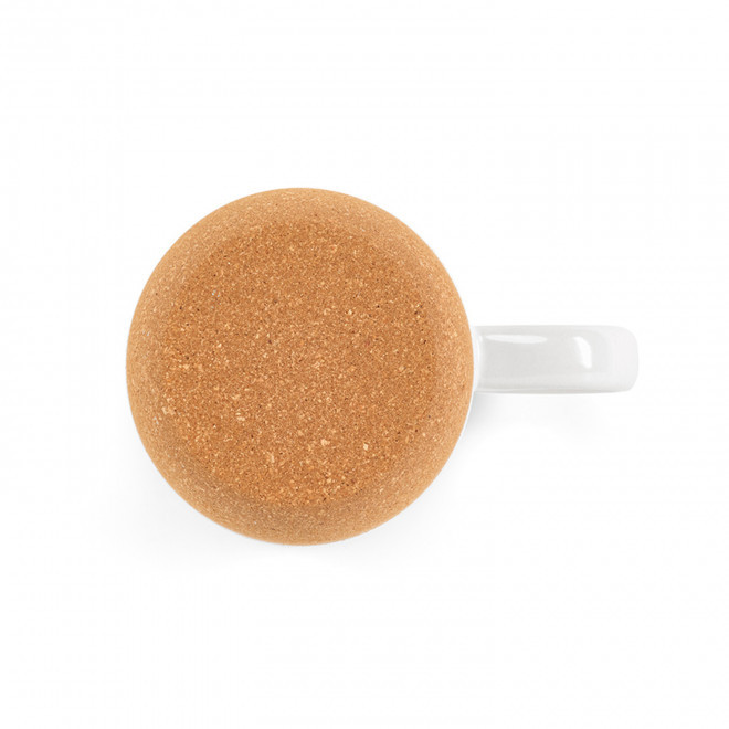 MUG CERAMIQUE ET LIÈGE PERSONNALISE 'STARTER COUVERCLE'