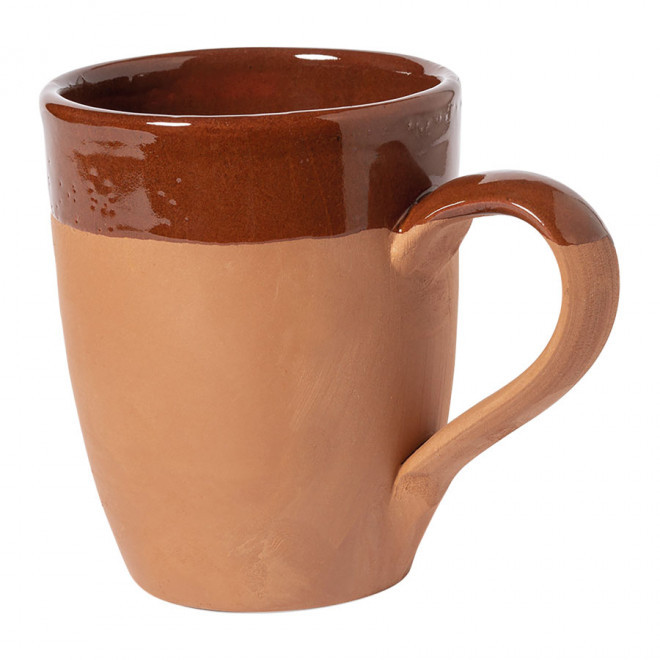 TASSE PERSONNALISÉE EN ARGILE 'BERIDO'  - marron