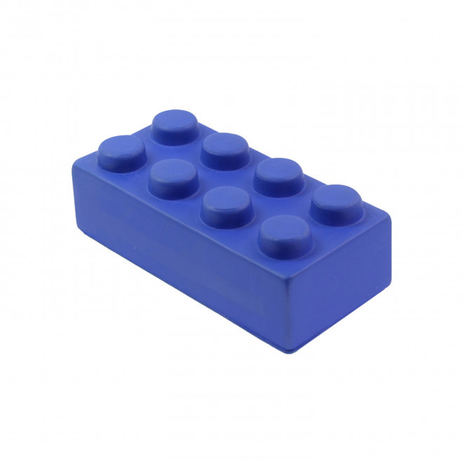 ANTISTRESS METIER PERSONNALISE 'STRESSKOOL BRIQUE' - bleu