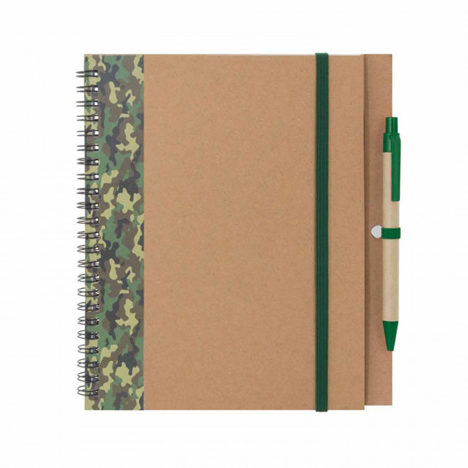 CARNET PERSONNALISABLE 'RAMSES ARMY'  - camo vert