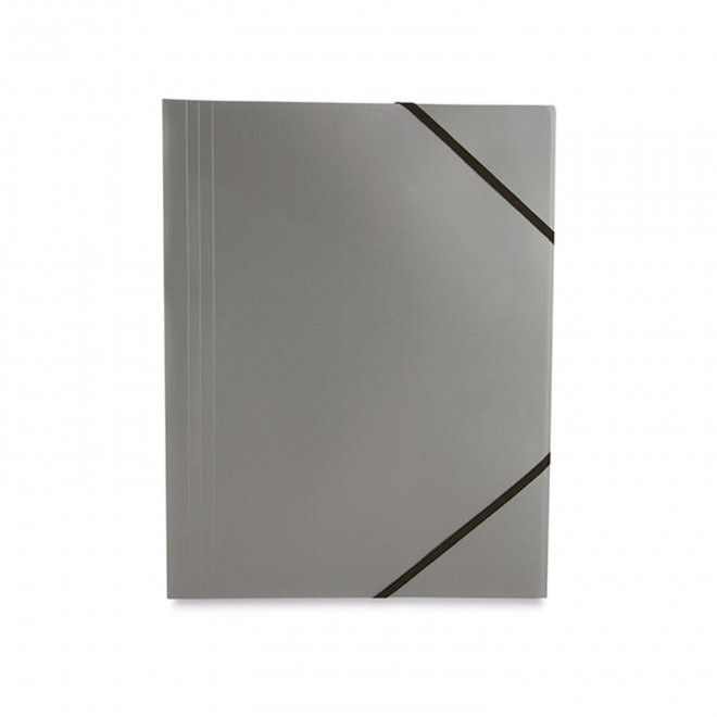 POCHETTE A ELASTIQUES PERSONNALISABLE 'JULIUS' - gris