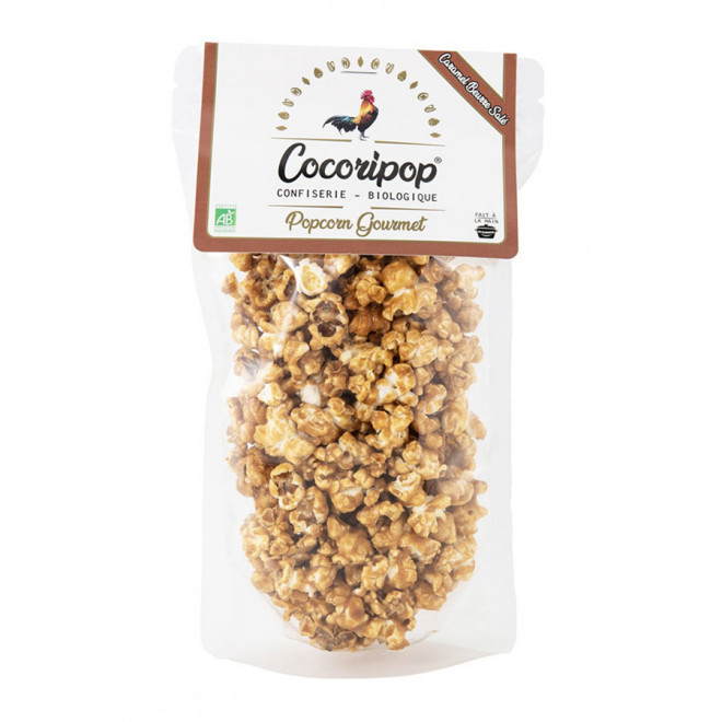 SACHET DE POPCORN 80G COCORIPOP® 'GOURMET' - caramel beurre salé