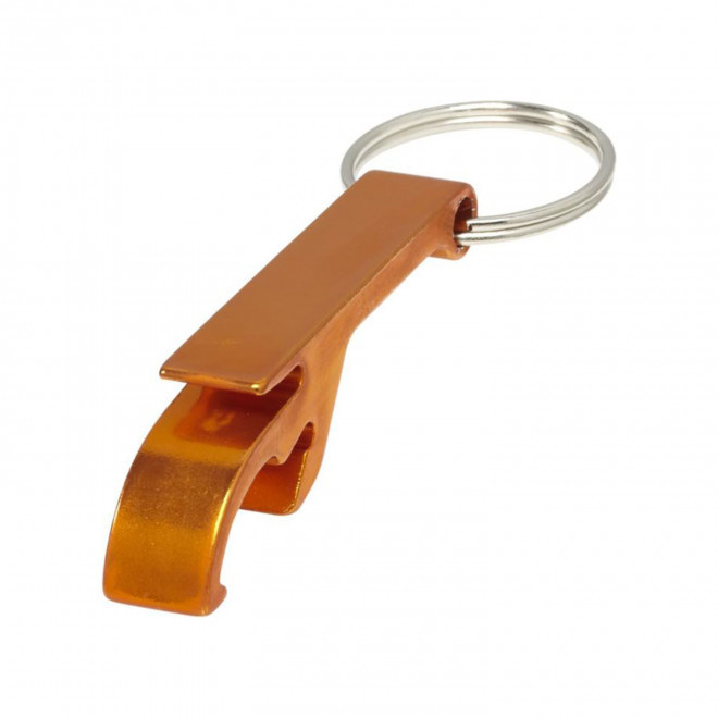 PORTE-CLÉS DÉCAPSULEUR PERSONNALISABLE 'OFFNER' - orange