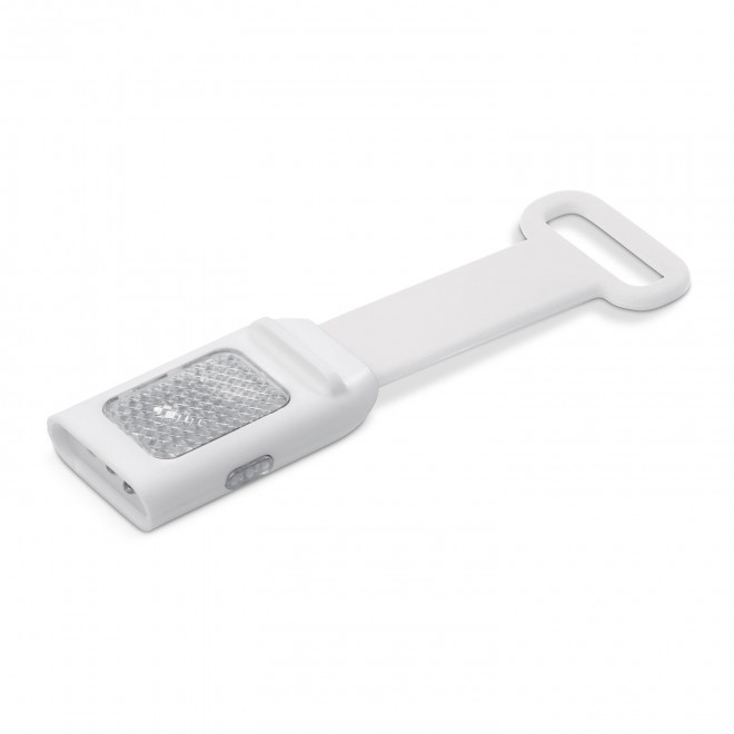 LAMPE PLIABLE POUR VELO PERSONNALISABLE 'LUZI' - blanc