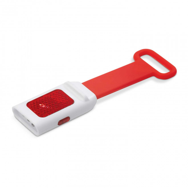 LAMPE PLIABLE POUR VELO PERSONNALISABLE 'LUZI' - rouge