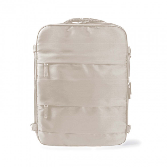 SAC A DOS CABINE PERSONNALISABLE 'RAQUEL' - beige