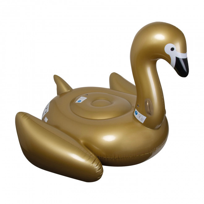 BOUEE GONFLABLE PERSONNALISABLE 'SOUSOULO CYGNE' - doré